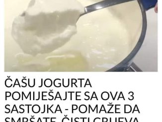 ČAŠU JOGURTA POMIJEŠAJTE SA OVA 3 SASTOJKA – POMAŽE DA SMRŠATE, ČISTI CRIJEVA, SPRJEČAVA NADIMANJE: Pojedite umjesto večere!