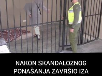 NAKON SKANDALOZNOG PONAŠANJA ZAVRŠIO IZA REŠETAKA:  Još kad mu jave koju kaznu je dobio OD VELIKOG ŠEFA