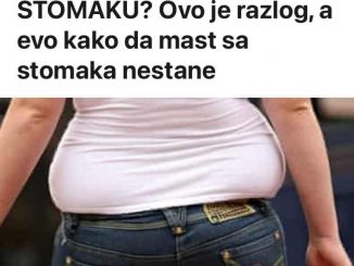 DA LI ZNATE ZAŠTO VAM SE ZADRŽAVA SALO NA STOMAKU?  Ovo je razlog, a evo kako da mast sa stomaka nestane