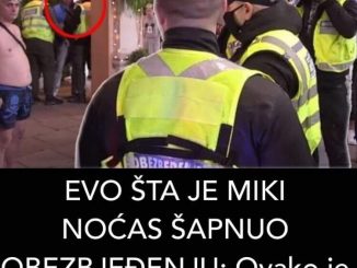 EVO ŠTA JE MIKI NOĆAS ŠAPNUO OBEZBJEĐENJU:  Ovako je eksalirao sukob sa Carem