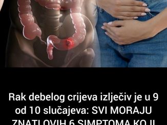 Rak debelog crijeva izlječiv je u 9 od 10 slučajeva: SVI MORAJU ZNATI OVIH 6 SIMPTOMA KOJI SE PRVI JAVLJAJU