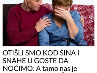 OTIŠLI SMO KOD SINA I SNAHE U GOSTE DA NOĆIMO: A tamo nas je dočekao šok! EVO ŠTA NAM JE SIN URADIO