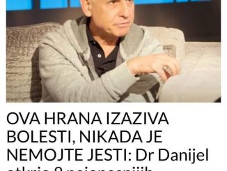 OVA HRANA IZAZIVA BOLESTI, NIKADA JE NEMOJTE JESTI:  Dr. Danijel otkrio 8 najopasnijih namirnica koje razaraju zdravlje!