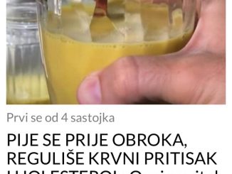 PIJE SE PRIJE OBROKA, REGULIŠE KRVNI PRITISAK I HOLESTEROL: Ovaj napitak je melem za kardiovaskularni sistem