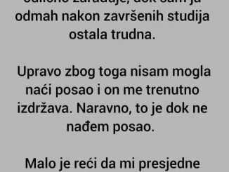 “U braku sam sa čovjek koji odlično zarađuje”