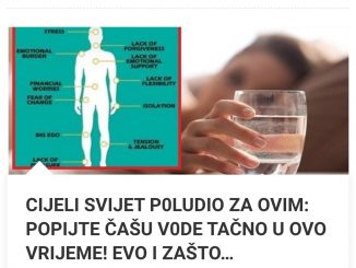 CIJELI SVIJET P0LUDIO ZA OVIM:  POPIJTE ČAŠU V0DE TAČNO U OVO VRIJEME! EVO I ZAŠTO…