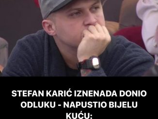 STEFAN KARIĆ IZNENADA DONIO ODLUKU – NAPUSTIO BIJELU KUĆU:  Evo šta se desilo