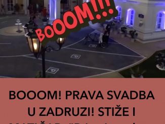 BOOOM! PRAVA SVADBA U ZADRUZI! STIŽE I MATIČAR:  “Pristajem da se udam za njega”