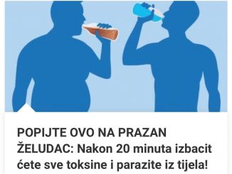 P0PIJTE OVO NA PRAZAN ŽELUDAC:  Nakon 20 Minuta Izbacit Ćete Sve Toksine I Parazite Iz Tijela!