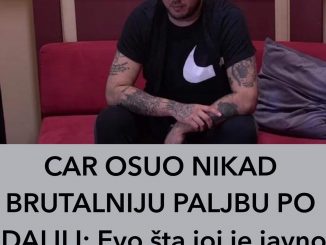 CAR OSUO NIKAD BRUTALNIJU PALJBU PO DALILI:  Evo šta joj je javno poručio, svi u šoku