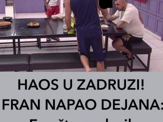 HAOS U ZADRUZI! FRAN NAPAO DEJANA:  Evo šta se desilo