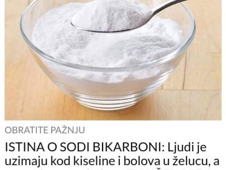 ISTINA O SODI BIKARBONI:  Ljudi je uzimaju kod kiseline i bolova u želucu, a ne znaju pravu istinu – EVO ŠTA SODA RADI ORGANIZMU