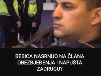 BEBICA NASRNUO NA ČLANA OBEZBJEĐENJA I NAPUŠTA ZADRUGU?  DISKVALIFIKACIJA, dupla kazna, pogledajte snimak