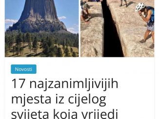 17 najzanimljivijih mjesta iz cijelog svijeta koja vrijedi vidjeti barem na fotografijama