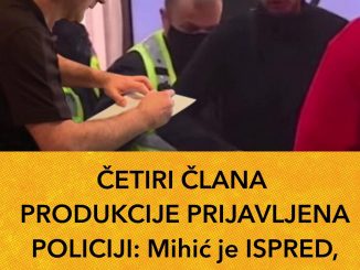 ČETIRI ČLANA PRODUKCIJE PRIJAVLJENA POLICIJI:  Mihić je ISPRED, DRHTI – ZAHTJEVAM RAZGOVOR SA MITROVIĆEM!