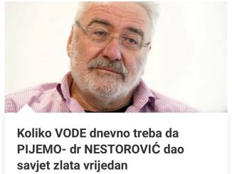 Koliko V0DE Dnevno Treba Da PIJEMO-  Dr NESTOROVIĆ Dao Savjet Zlata Vrijedan