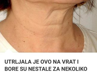 UTRLJALA JE OVO NA VRAT I B0RE SU NESTALE ZA NEKOLIKO MINUTA:  Zateže Kožu Bolje Od Botoksa, A Jeftino I Prirodno!